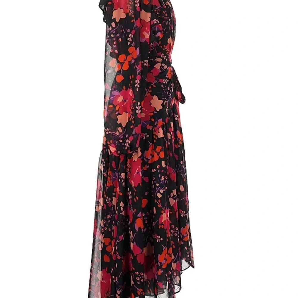 SLATE AND WILLOW FLORAL MIDI WRAP DRESS- EUC- XXL - Picture 9 of 16